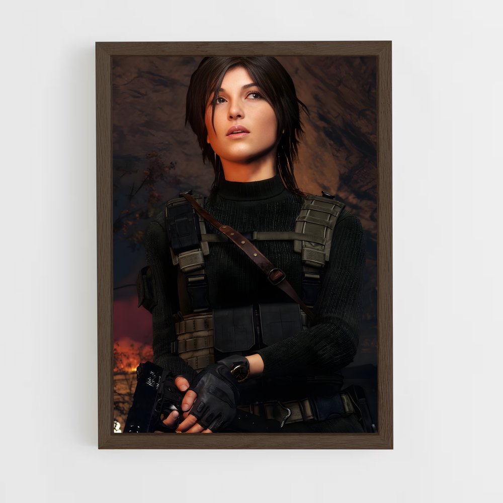 Poster Lara en Action – affiche Tomb raider (vue 5)